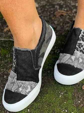 Frances | Trendy Pain-Relieving Slip-Ons Black