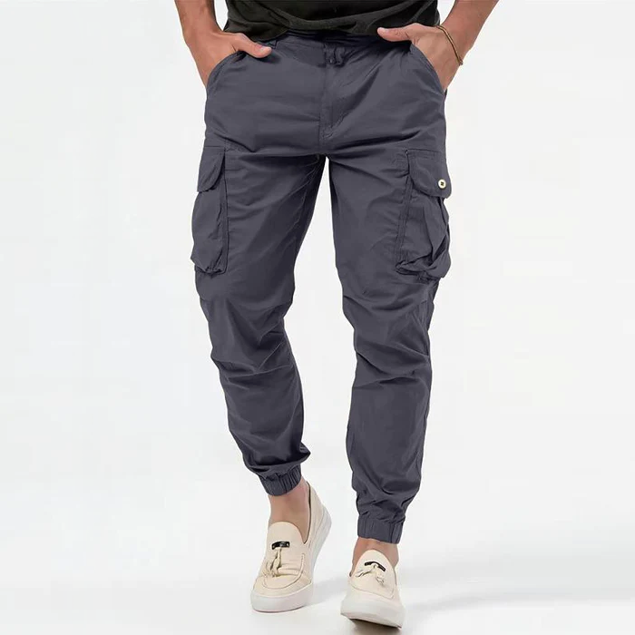 Men's Cargo Jogger Pants - Stylish and Comfortable Grey