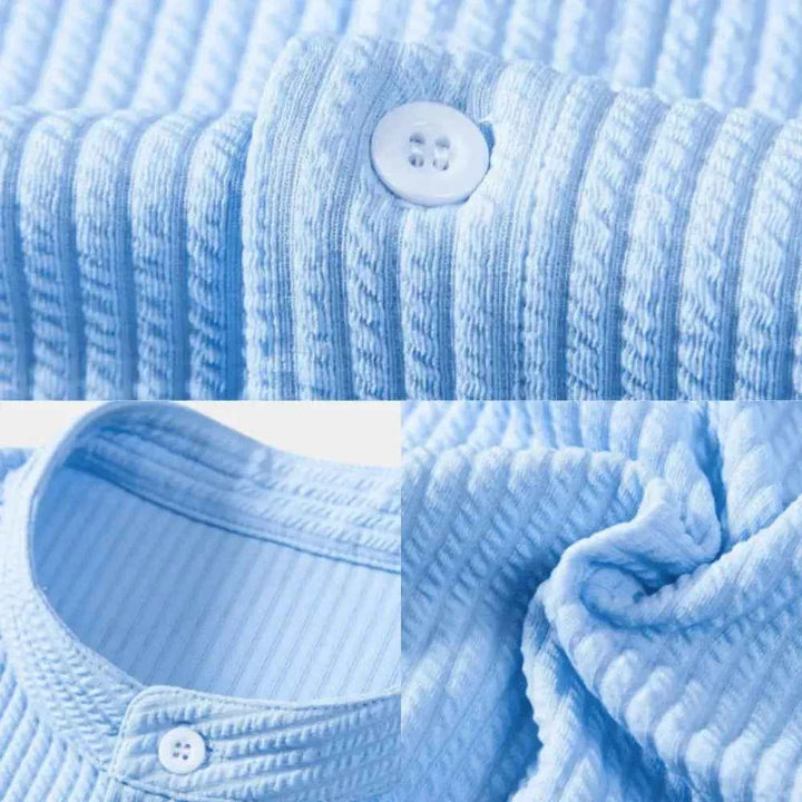 Men's Sleek Ribbed Shirt