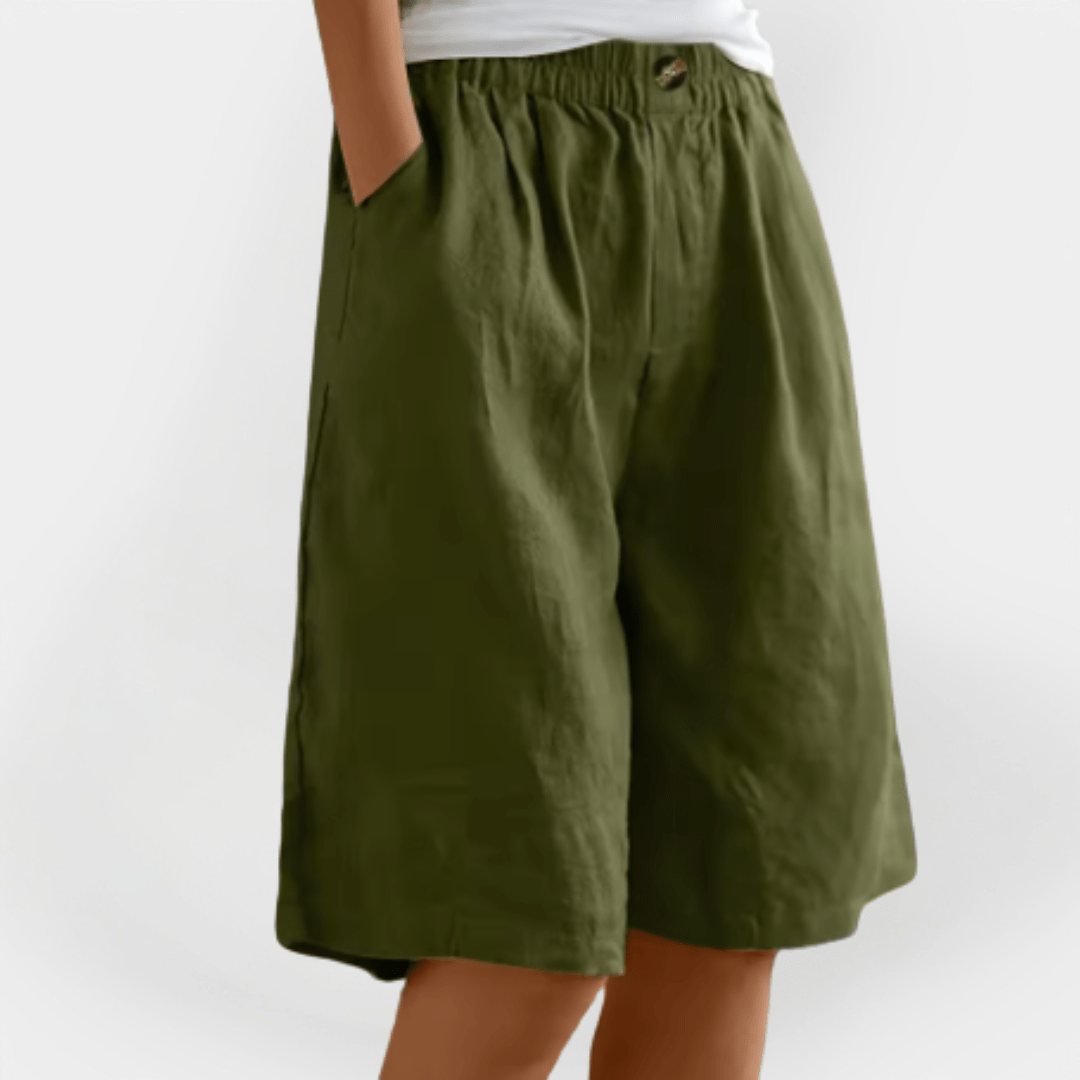 Women's Stylish Shorts Green