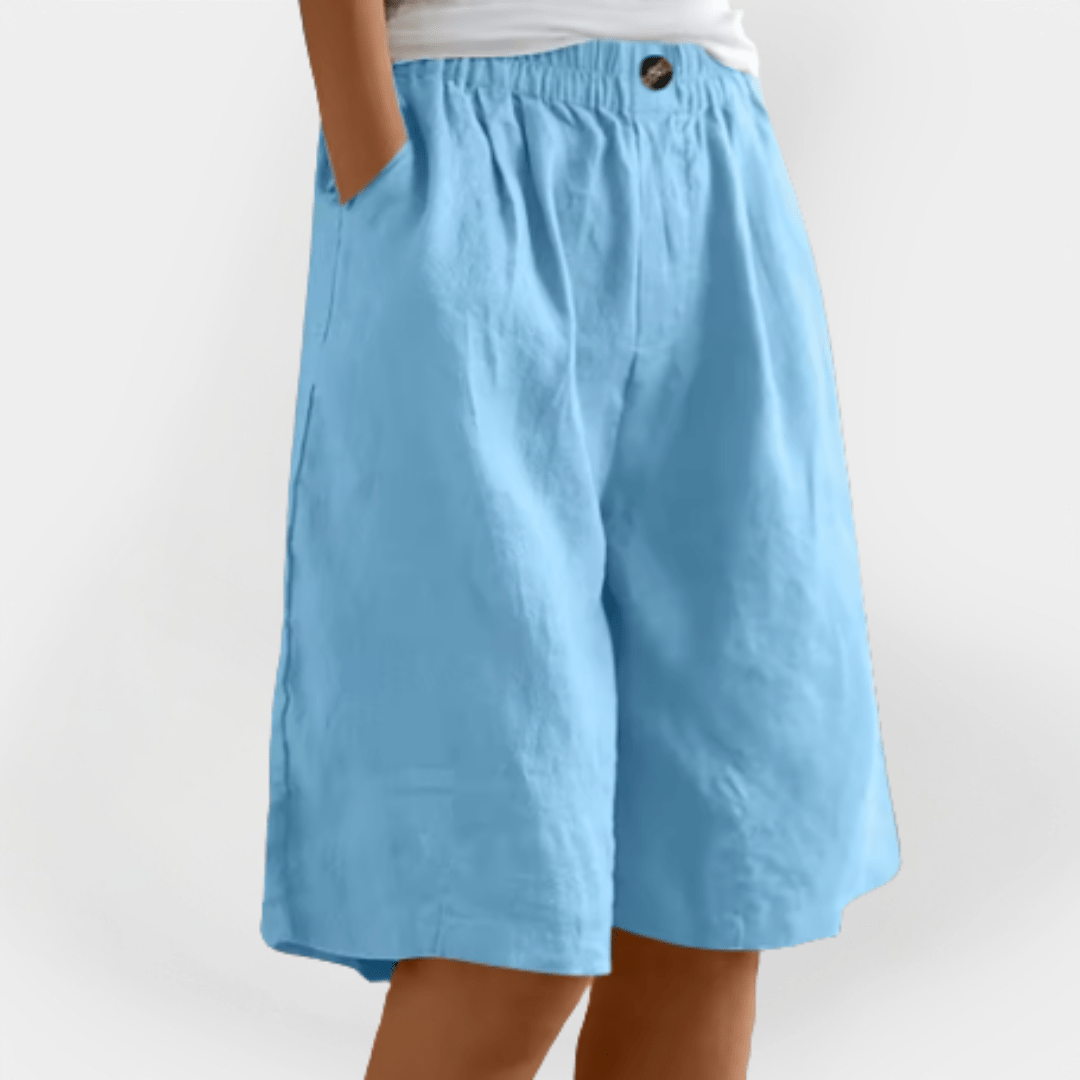 Women's Stylish Shorts Sky Blue