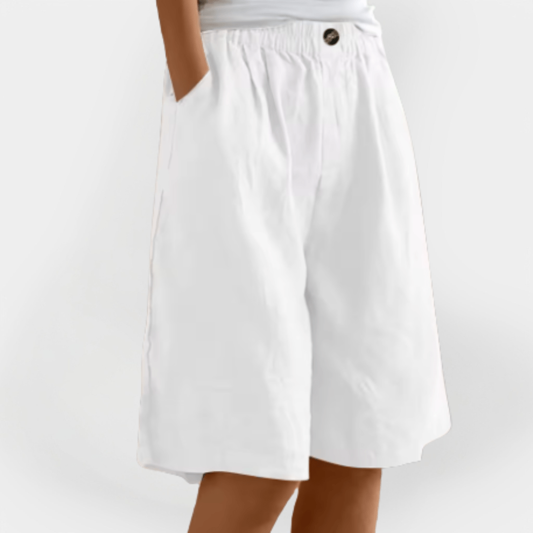 Women's Stylish Shorts White