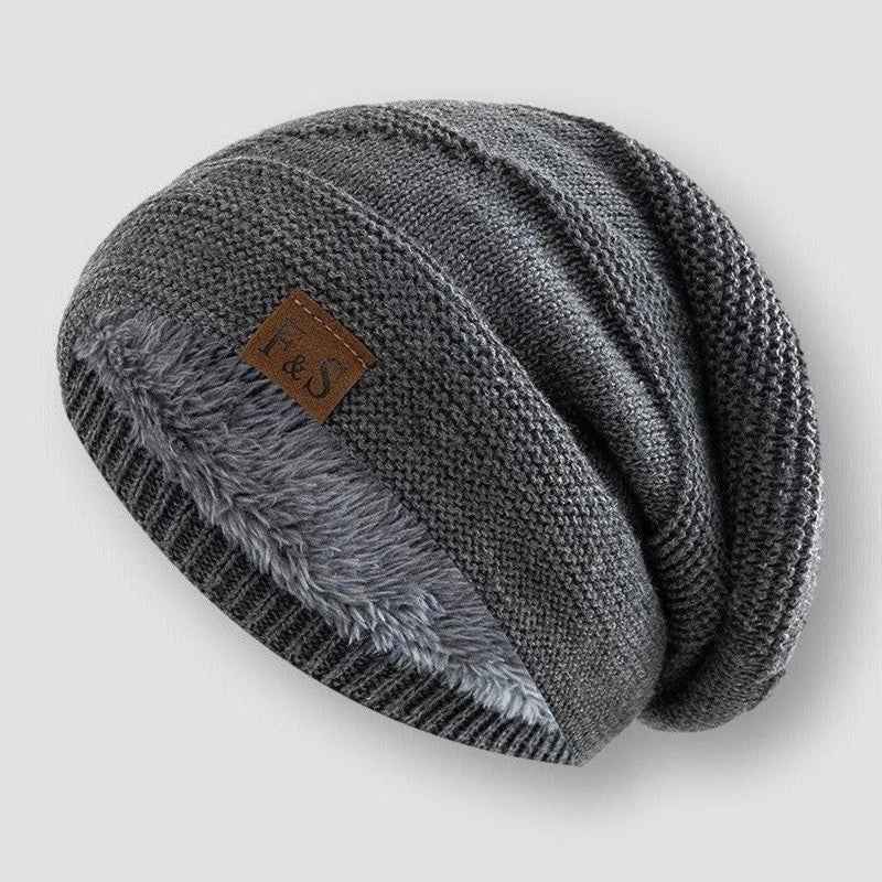 Cozy Ribbed Knit Beanie | Relaxed Fit for Full Coverage Gray One size