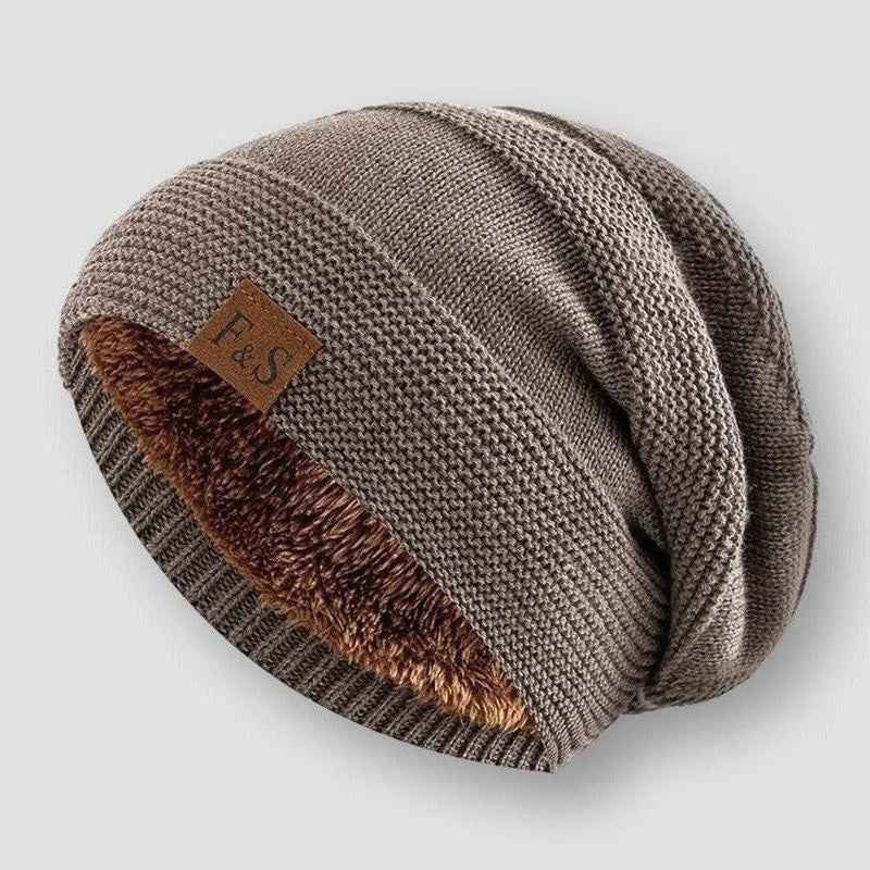 Cozy Ribbed Knit Beanie | Relaxed Fit for Full Coverage Khaki One size