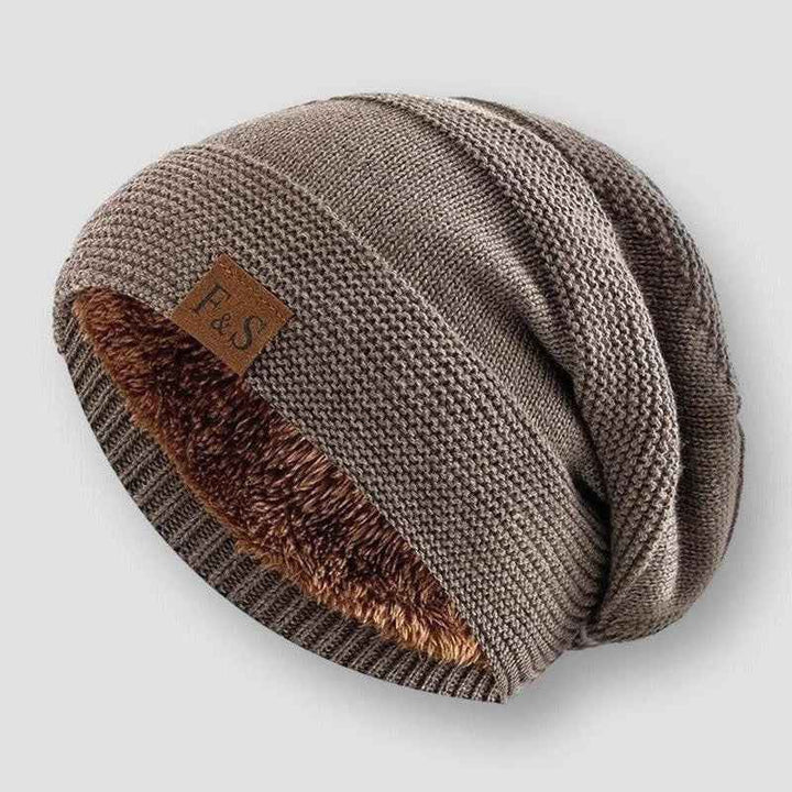 Cozy Ribbed Knit Beanie | Relaxed Fit for Full Coverage Khaki One size