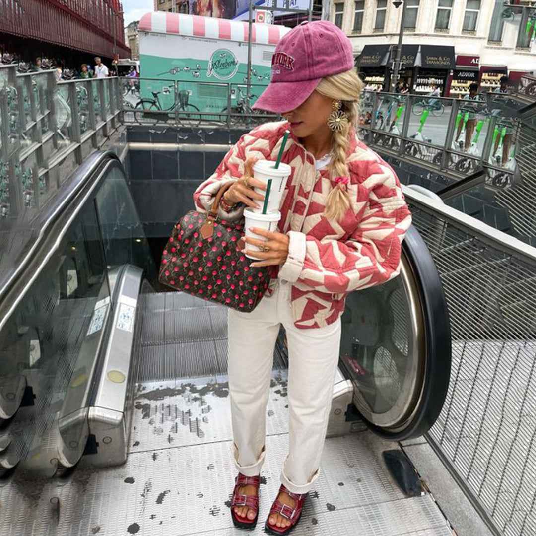 Chic Women's Printed Blazer