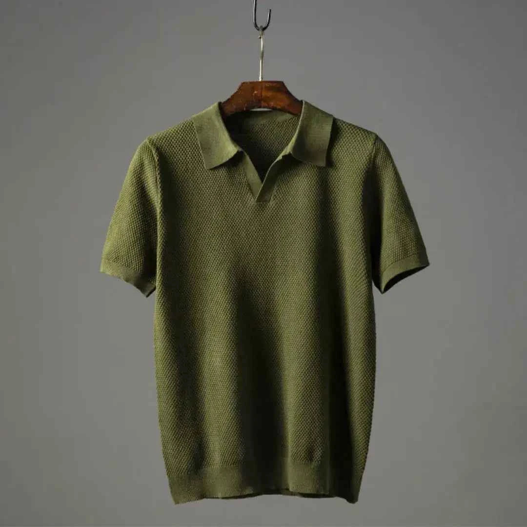 Men's Stylish Polo Shirt - Classic Fit and Comfortable Design Green