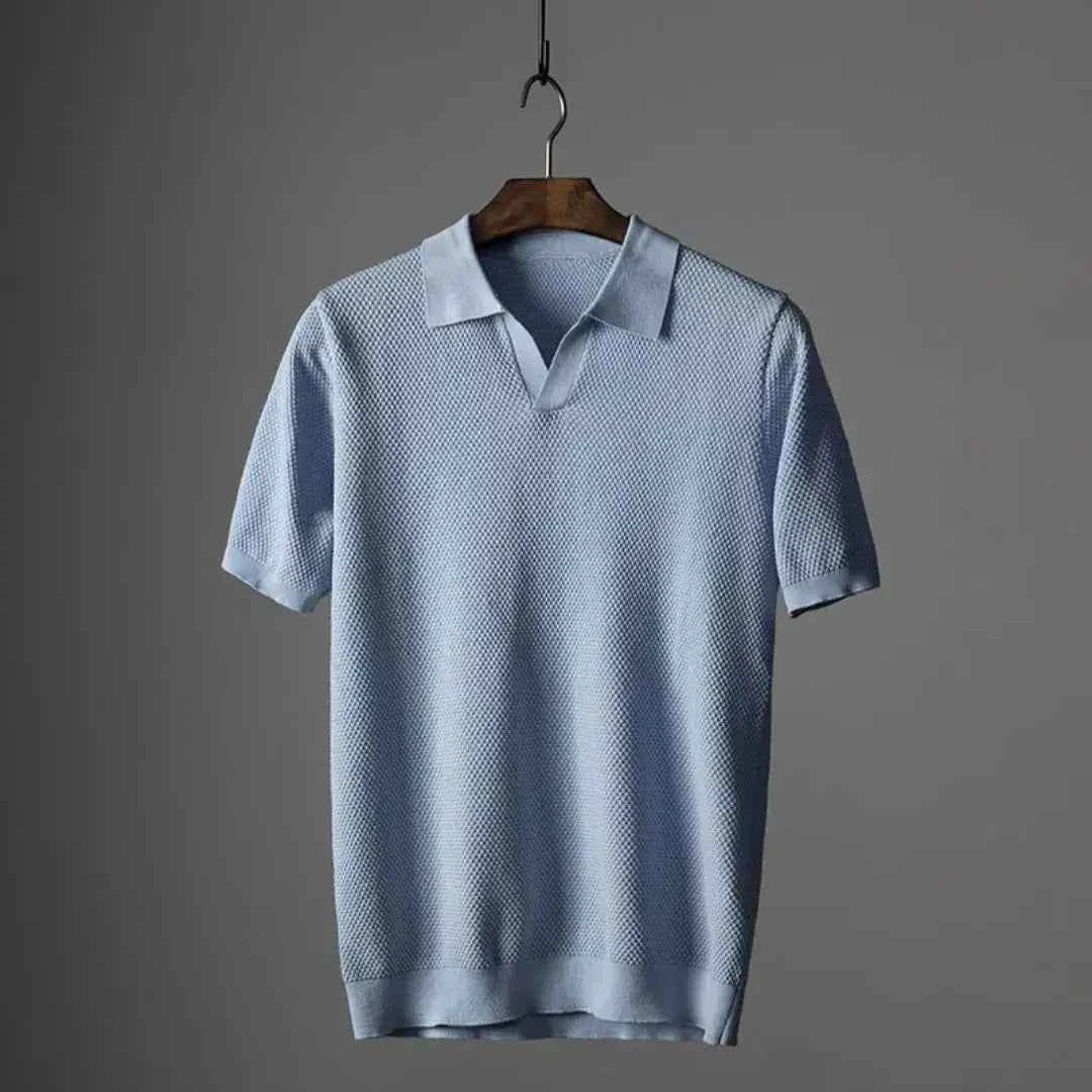 Men's Stylish Polo Shirt - Classic Fit and Comfortable Design Light Blue