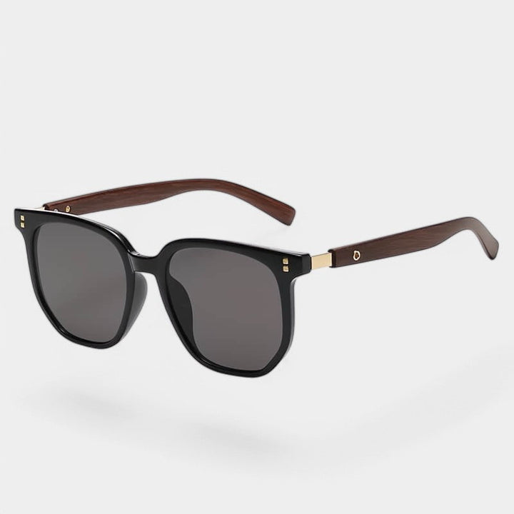 Argia | Women's Square Sunglasses with UV400 Protection - Stylish Design Black Black