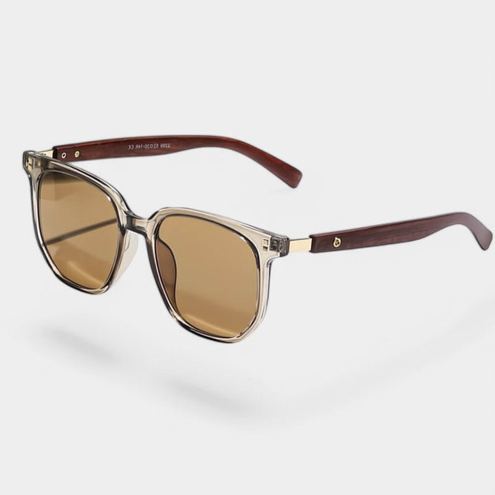 Argia | Women's Square Sunglasses with UV400 Protection - Stylish Design Brown Brown