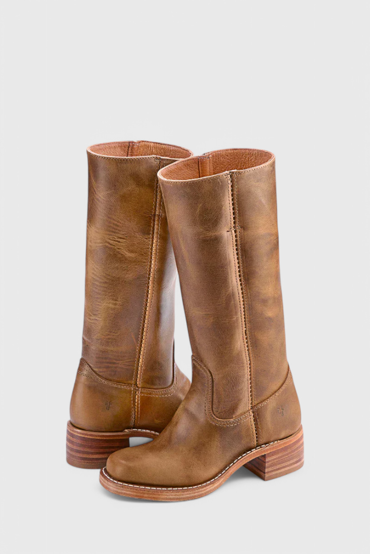 Grace | Modern Classic Boots for All-Season Wear Light Brown