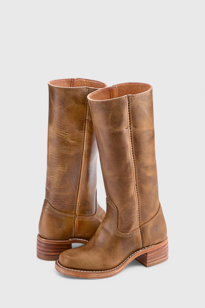 Grace | Modern Classic Boots for All-Season Wear Light Brown