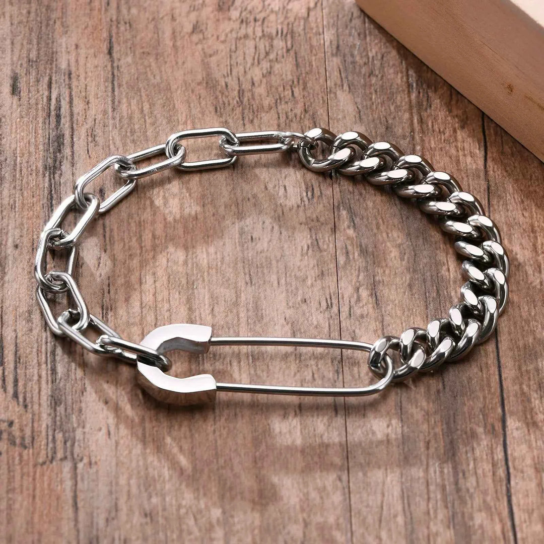 Stylish Cuban Chain Bracelet for Men 8 Inches