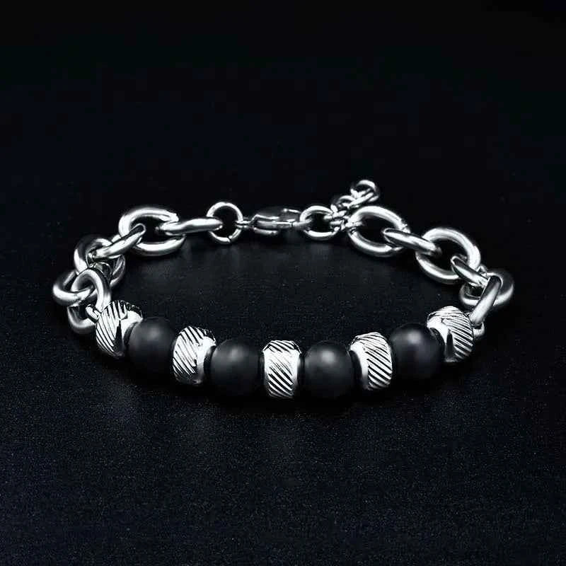 Natural Stone Bracelet - Elegant and Unique Design Onyx