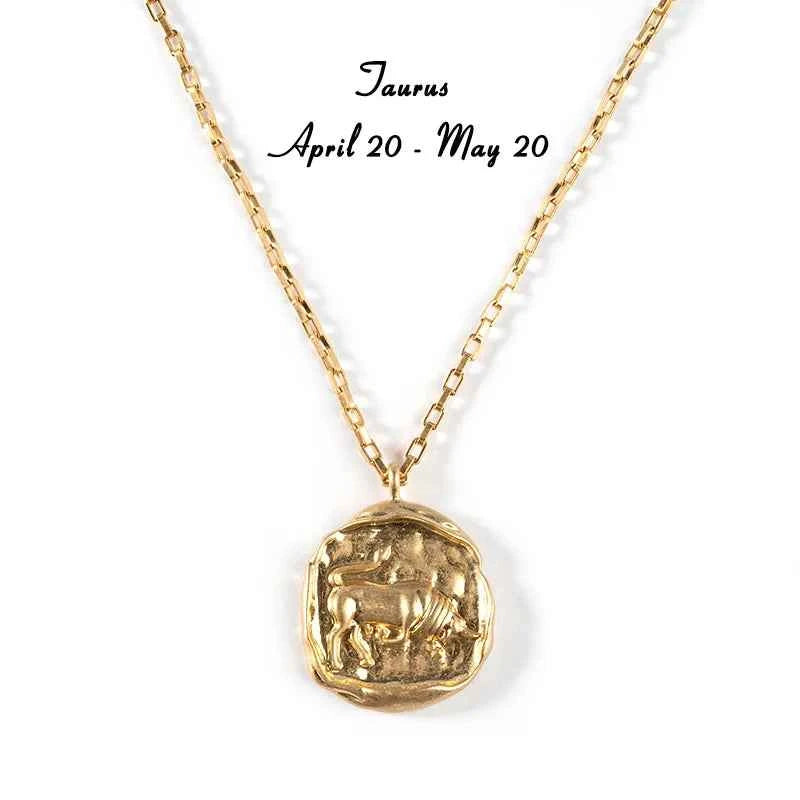 Astrological Sign Necklace Collection Taurus As pictures