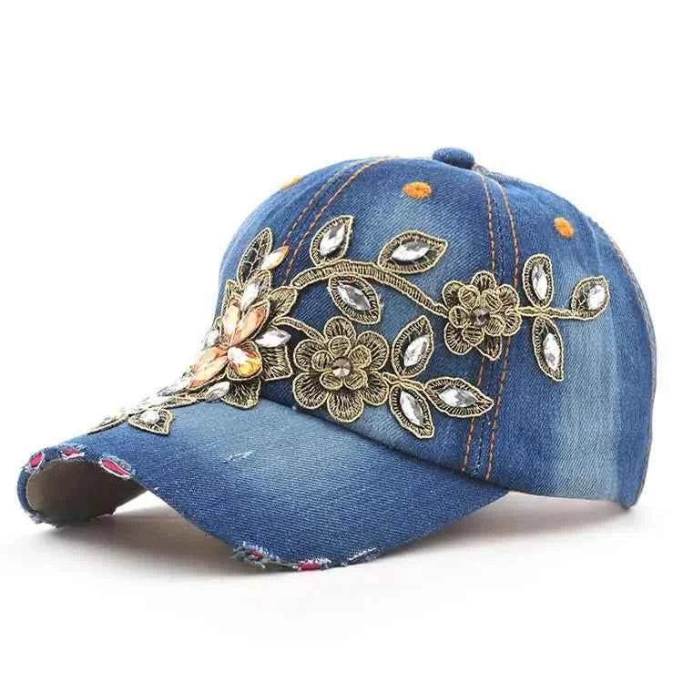 Stylish Denim Cap for Everyday Wear Dark Blue
