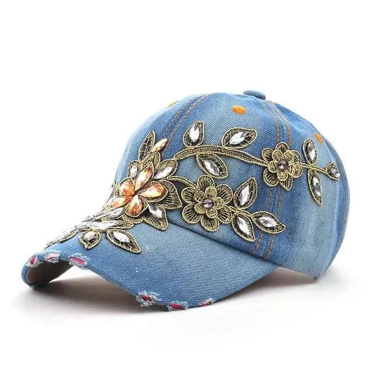 Stylish Denim Cap for Everyday Wear Blue