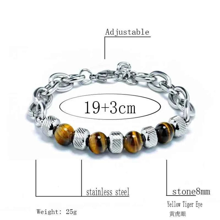 Natural Stone Bracelet - Elegant and Unique Design