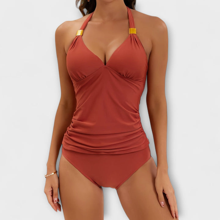Halter Bikini for Women - Comfortable Fit and Unique Style Orange