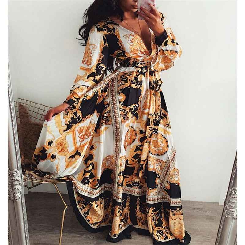 Harmony | Bohemian Maxi Dress - Elegant and Flowy