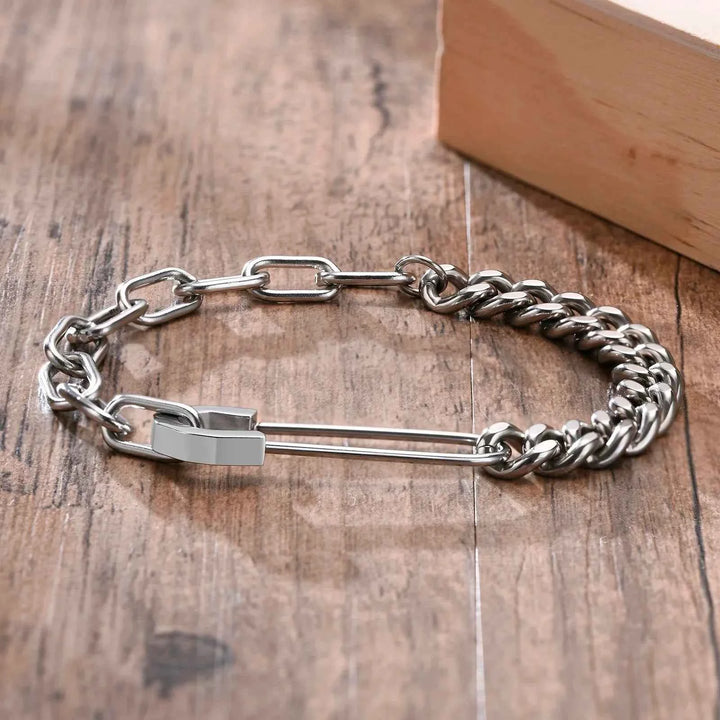 Stylish Cuban Chain Bracelet for Men