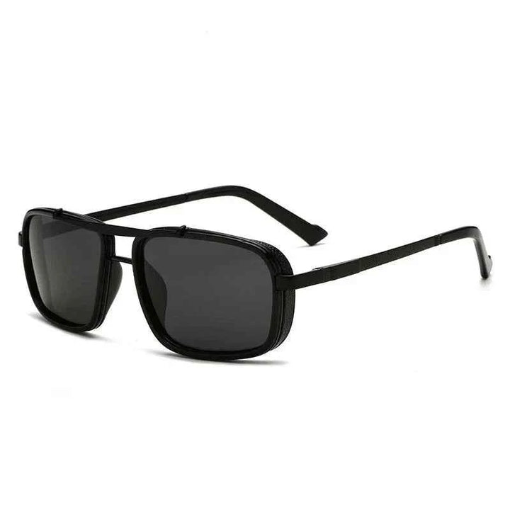 Classic Polarized Navigator Sunglasses Black Gray
