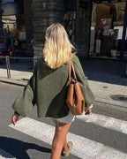 Women's Fluffy Oversized Knit Sweater