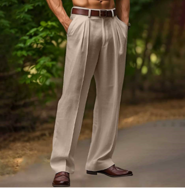 Men's Stylish Summer Pants Khaki