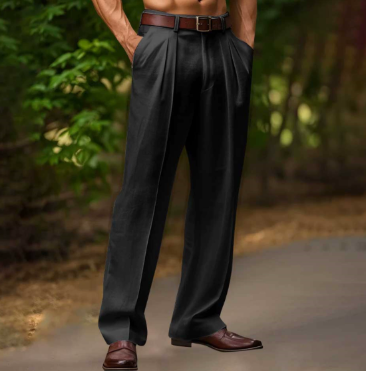 Men's Stylish Summer Pants Black