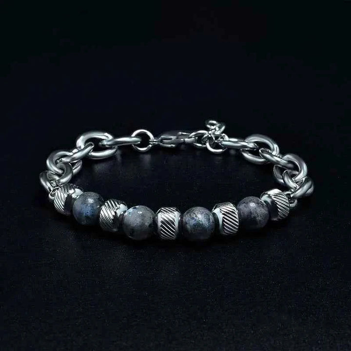 Natural Stone Bracelet - Elegant and Unique Design Ocean
