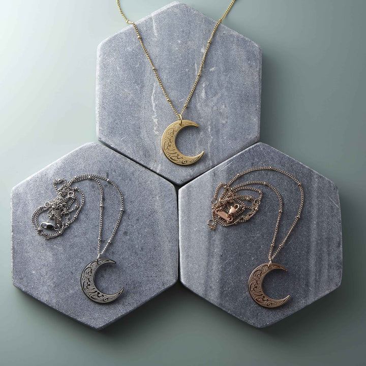 Celestial Crescent Harmony Necklace