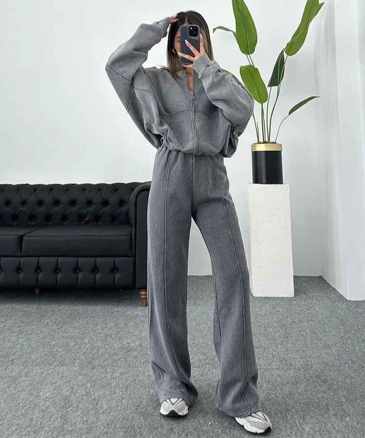 Women's Comfy Lounge Set Grey