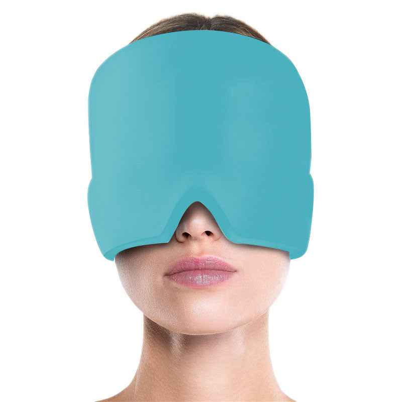 Ice Compress Headache Mask - Soothing Relief for Migraines, Stress, and Tension