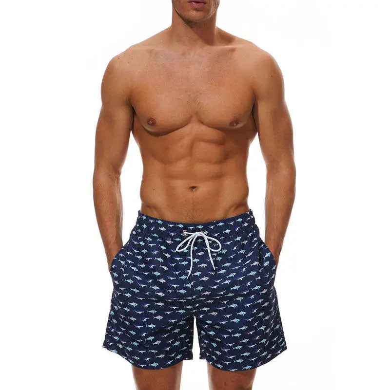 Men's Quick Dry Swimming Shorts - Everett Style Sharkies