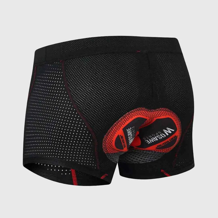 Men's Breathable Padded Cycling Shorts Black