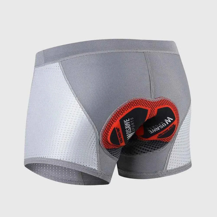 Men's Breathable Padded Cycling Shorts Gray