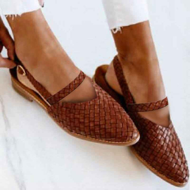 Elegant Women's Riviera Sandals Dark Brown