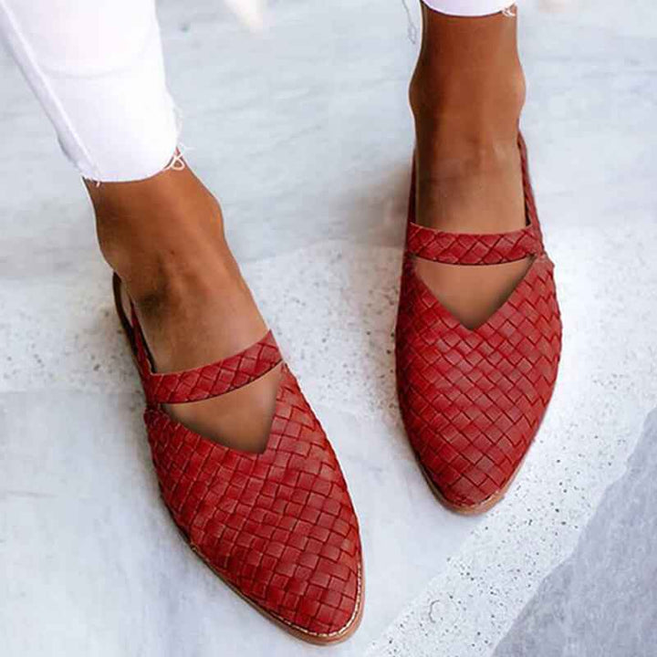 Elegant Women's Riviera Sandals Red