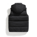 Men's Drawstring Puffer Insulated Jacket Winter Essential Black