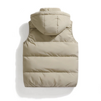 Men's Drawstring Puffer Insulated Jacket Winter Essential Khaki