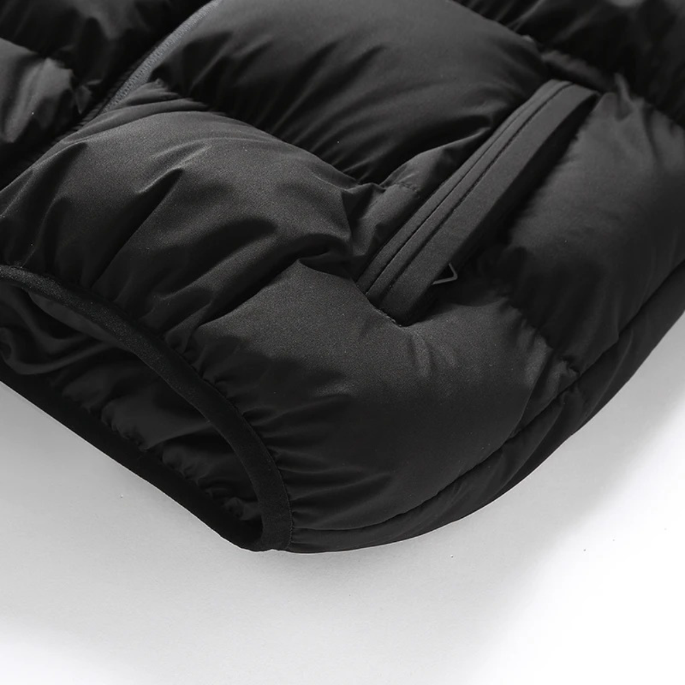 Men's Drawstring Puffer Insulated Jacket Winter Essential