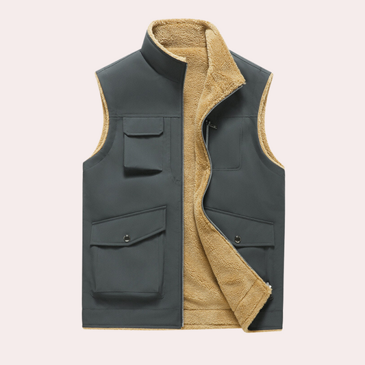 Men's Modern Style Vest Winter Essential Knitwear Collection