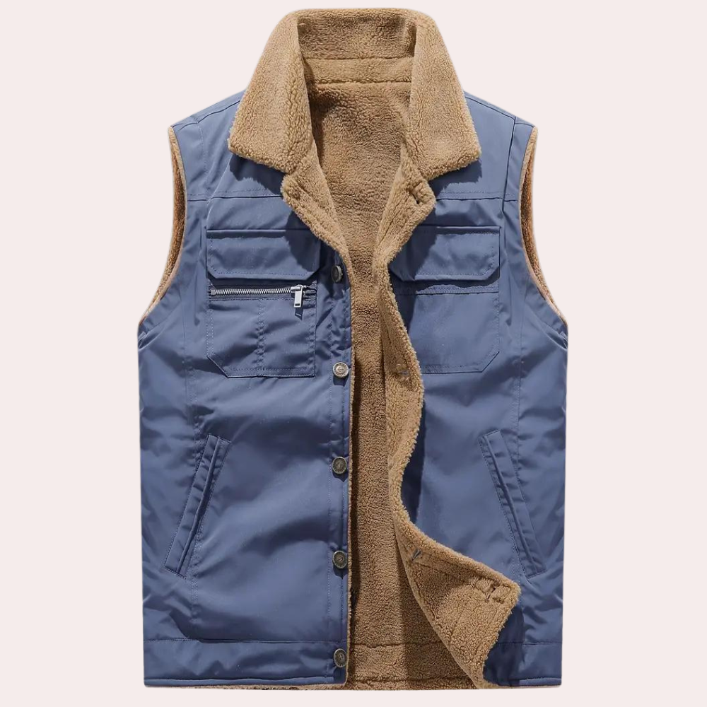 Men's Stylish and Comfortable Vest Blue
