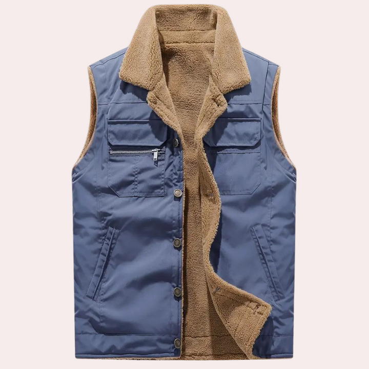 Men's Stylish and Comfortable Vest Blue