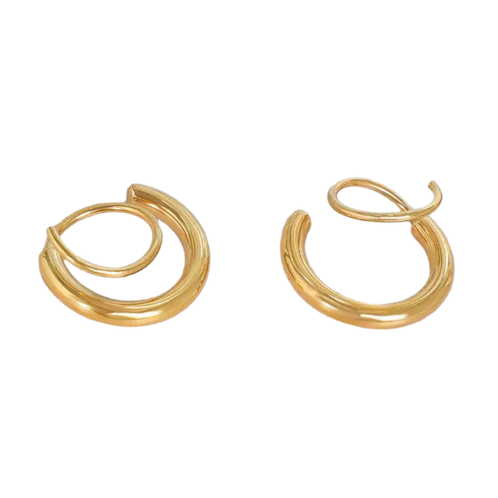 Juna | Women's Statement Spiral Earrings - Stylish & Elegant