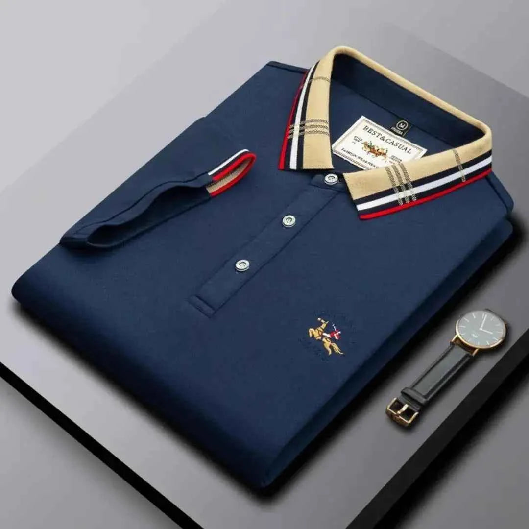 Men's Classic Polo Shirt Blue