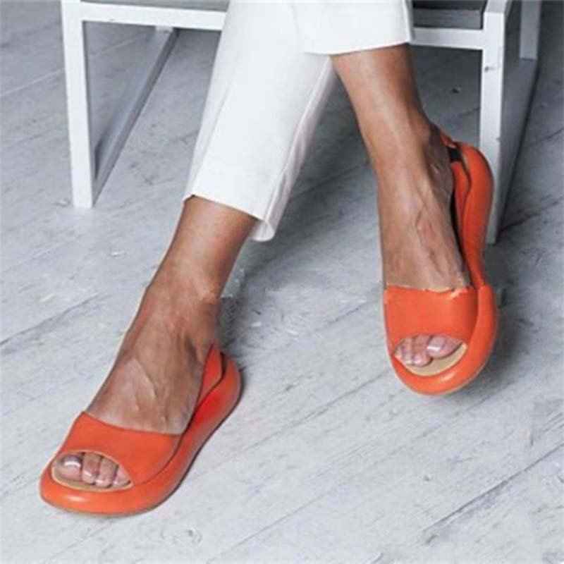 Summer Women's Sandals for Style and Comfort Orange