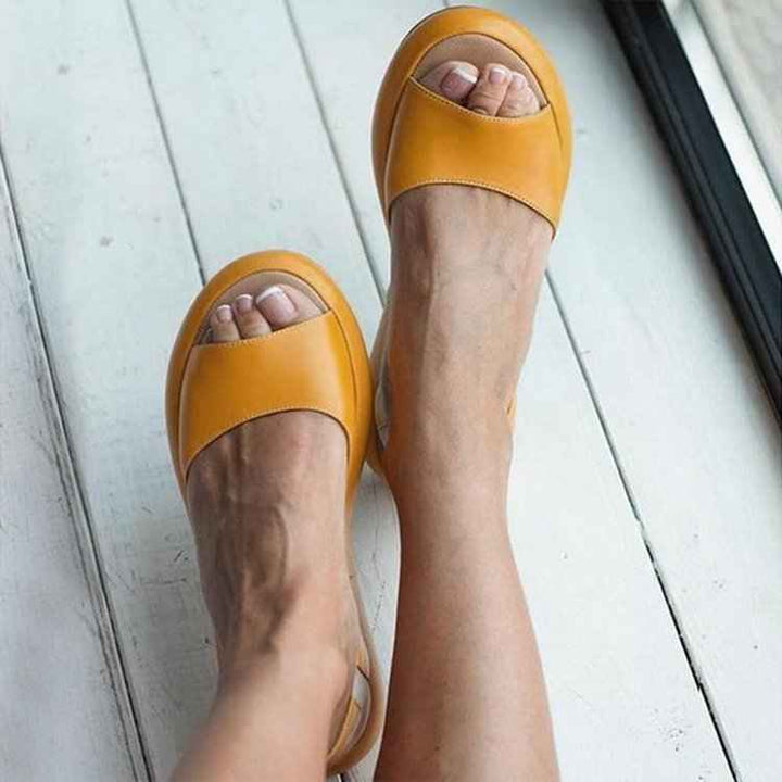 Summer Women's Sandals for Style and Comfort Yellow