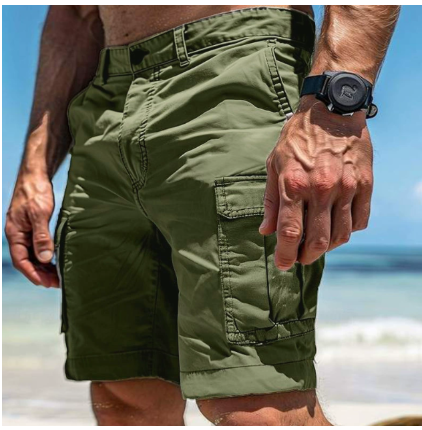Kenneth | Versatile Cargo Shorts for Men - Comfortable and Practical Green