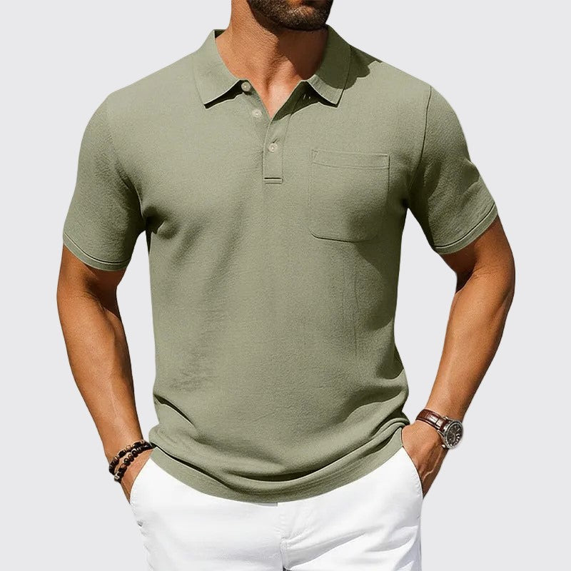 Men's Classic Pocket Polo Shirt Green